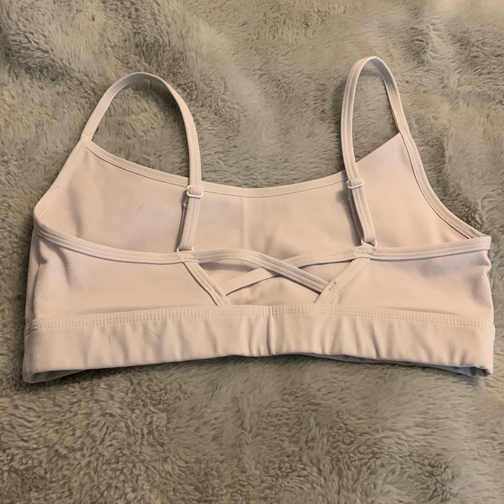 Alphalete White Sports Bra